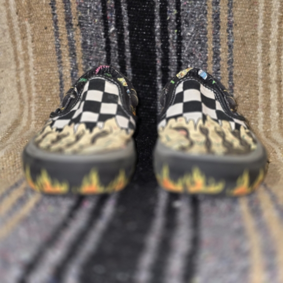 Rare Limited Vans Florideah Swampfest Slip-On BMX PopCush Pro Shoes Size 5.5 - Picture 2 of 7